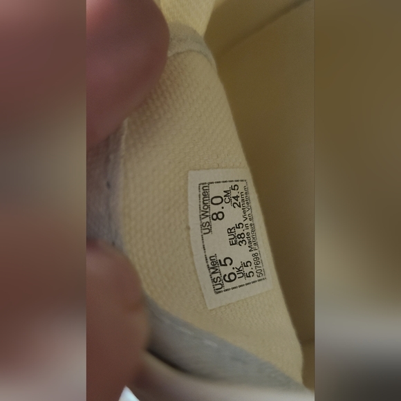 Bleach Wash Vans size 8 - Picture 6 of 8